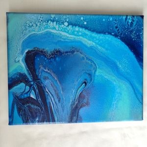 Original Acrylic Art - 8 x 10 Inch Canvas